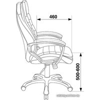 Офисное кресло Бюрократ T-9950LT (коричневый)