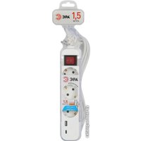 Удлинитель ЭРА UB-3es-1.5m-USB Б0052897