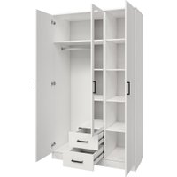 Шкаф распашной Mio Tesoro Хюгге 3D2S Z (белый)