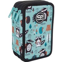 Пенал CoolPack Jumper F067661 с наполнением (бирюзовый)