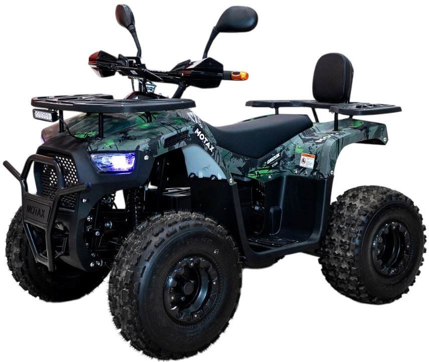 

Квадроцикл Motax Grizlik Premium 2024 (черный/зеленый камуфляж)