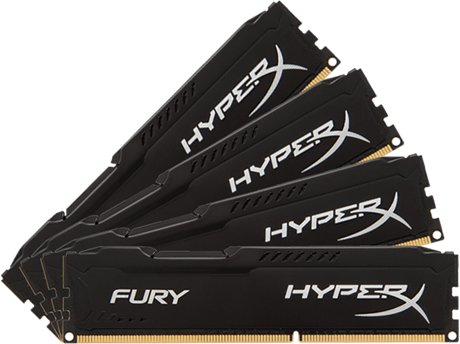 

Оперативная память HyperX Fury 4x8GB DDR4 PC4-19200 HX424C15FB2K4/32