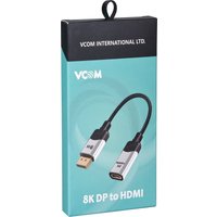 Адаптер VCOM CG6218M-0.15 DisplayPort - HDMI (nan м, черный/серый)