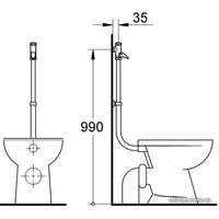 Смывной кран для писсуара Grohe 37139000