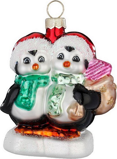 

Елочная игрушка Inge's Christmas Festive Fun. Пара пингвинов 64909H120