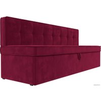 Диван Лига диванов Техас 340 (микровельвет бордовый)