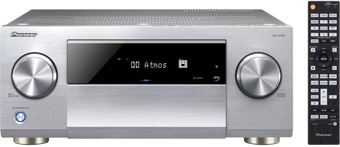 

AV ресивер Pioneer SC-LX704 (серебристый)