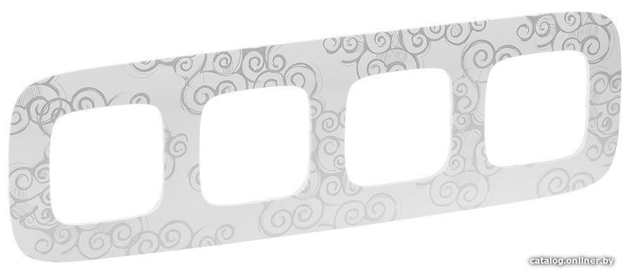 

Рамка Legrand Valena Allure 754344 (нарцисс/хром)
