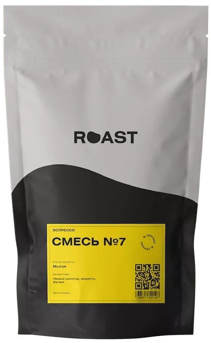 

Кофе Roast Смесь №7, зерновой, 1000 г