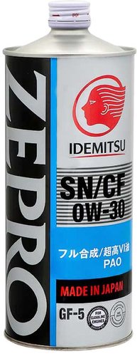 Idemitsu Zepro Touring Pro 0W-30 1л