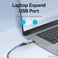 Адаптер Vention CUBH0 USB Type-A - USB Type-C