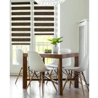 Шторы день-ночь Delfa СРШ 01МКД DN-4310 81x160 (венге, рисунок натур)