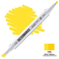 Маркер художественный Sketchmarker Двусторонний Y33 SM-Y33 (желтый средний)