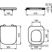Сиденье для унитаза Ideal Standard I.Life S T473701