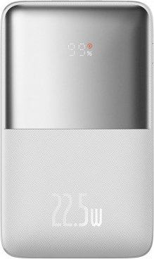 

Внешний аккумулятор Baseus Bipow Pro Digital Display Fast Charge Power Bank 20000mAh (белый)