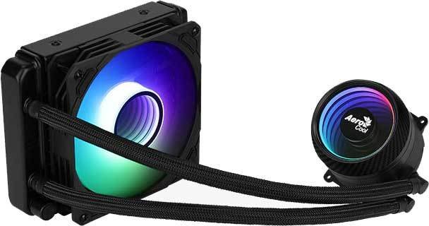 

Система жидкостного охлаждения для процессора AeroCool Mirage L120 (черный)