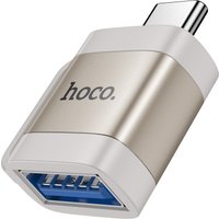 Адаптер Hoco UA31C USB Type-A - USB Type-C (белый)