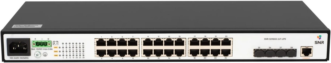 

Управляемый коммутатор 2-го уровня SNR SNR-S2985G-24T-UPS