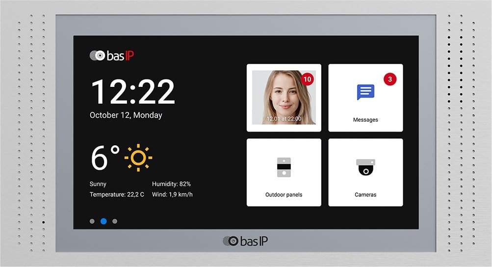 

Монитор BAS-IP AT-07L (серебристый)