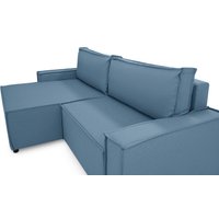 Угловой диван Mio Tesoro Дюссельдорф 293 1.5ек-1.5пф (1175 Savanna Plus Blue)