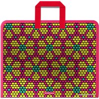 Набор папок Erich Krause Pink&Yellow Beads с ручками 52847 (4 шт)