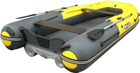 

Моторно-гребная лодка Reef RF-370S-Max (темно-серый/желтый)