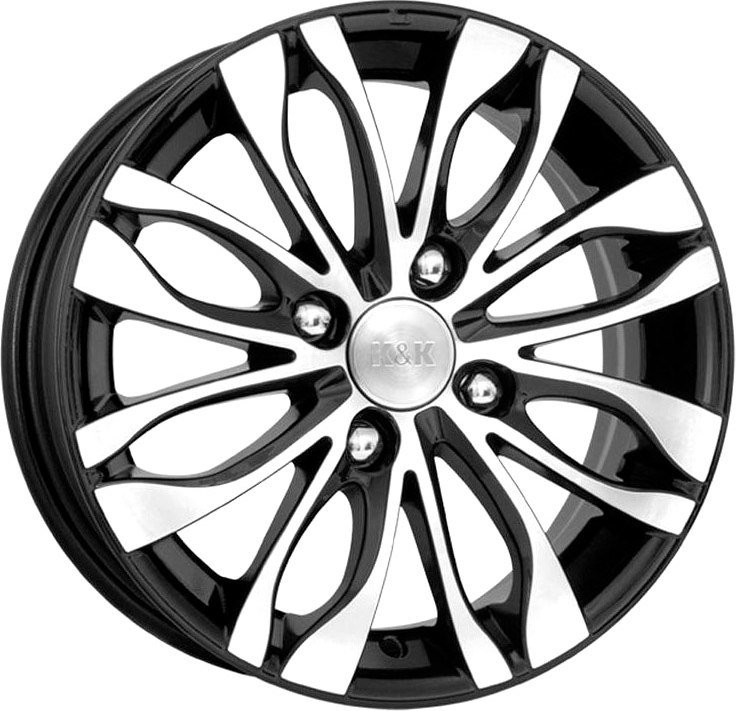 

Литые диски K&K Kanzashi (KC628) 14x5.5" 4x108мм DIA 65.1мм ET 16мм Алмаз черный