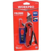 Нож строительный Workpro WP211026
