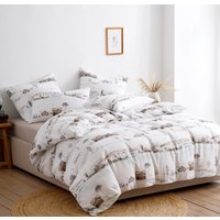 1.5-спальный комплект постельного белья Ночь Нежна Новогодняя сказка Стандарт 1.5сп 70x70 20311-1+20312-1 в Орше