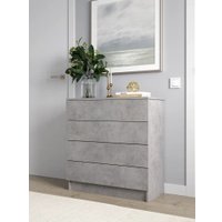 Комод Горизонт Нео 760 4 ящика (бетон)