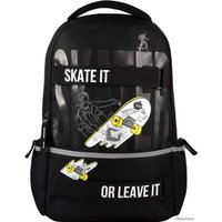 Школьный рюкзак Феникс+ Скейт Арт 59318 (черный)