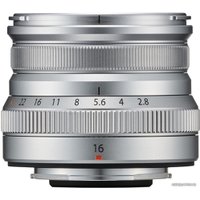 Объектив FUJINON XF 16mm F2.8 R WR (серебристый)