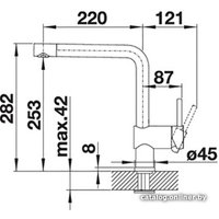 Смеситель Blanco Linus 514019 (хром)