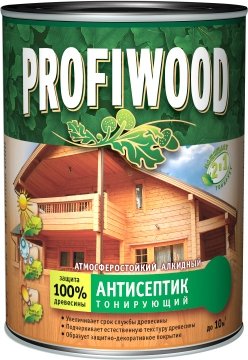 

Антисептик Profiwood тонирующий 2 в 1 алкидный (красное дерево, 0.8 л)