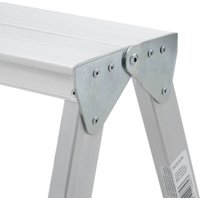 Лестница-стремянка Новая высота NV 112 алюминиевая двухсторонняя 2x4 ступеней