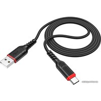 Кабель Hoco X59 Victory USB Type-A - USB Type-C (1 м, черный)