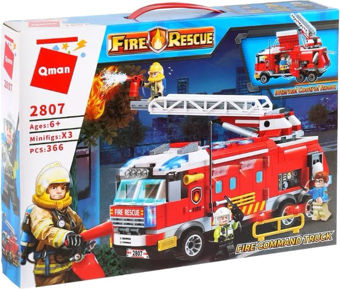 

Конструктор Qman Fire Rescue 2807 Пожарная машина