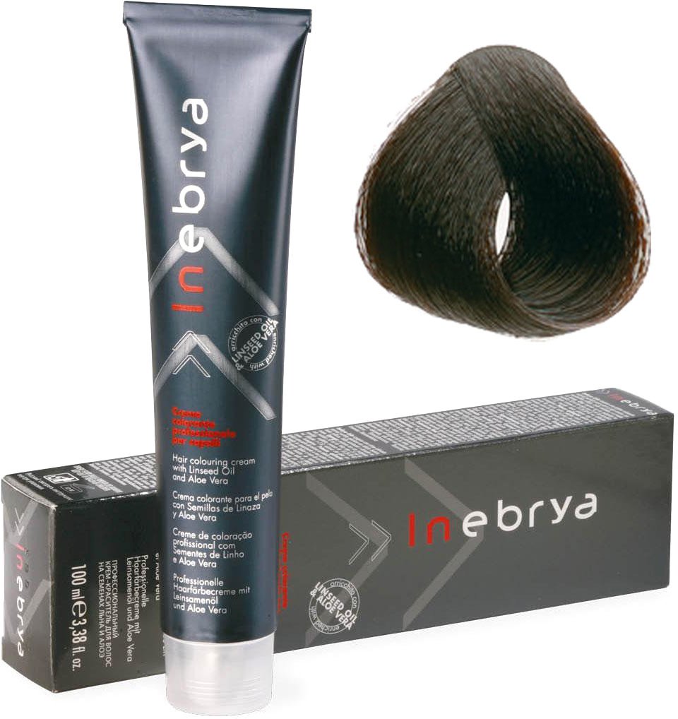 

Крем-краска для волос Inebrya Color 4/00 каштановый интенсивный