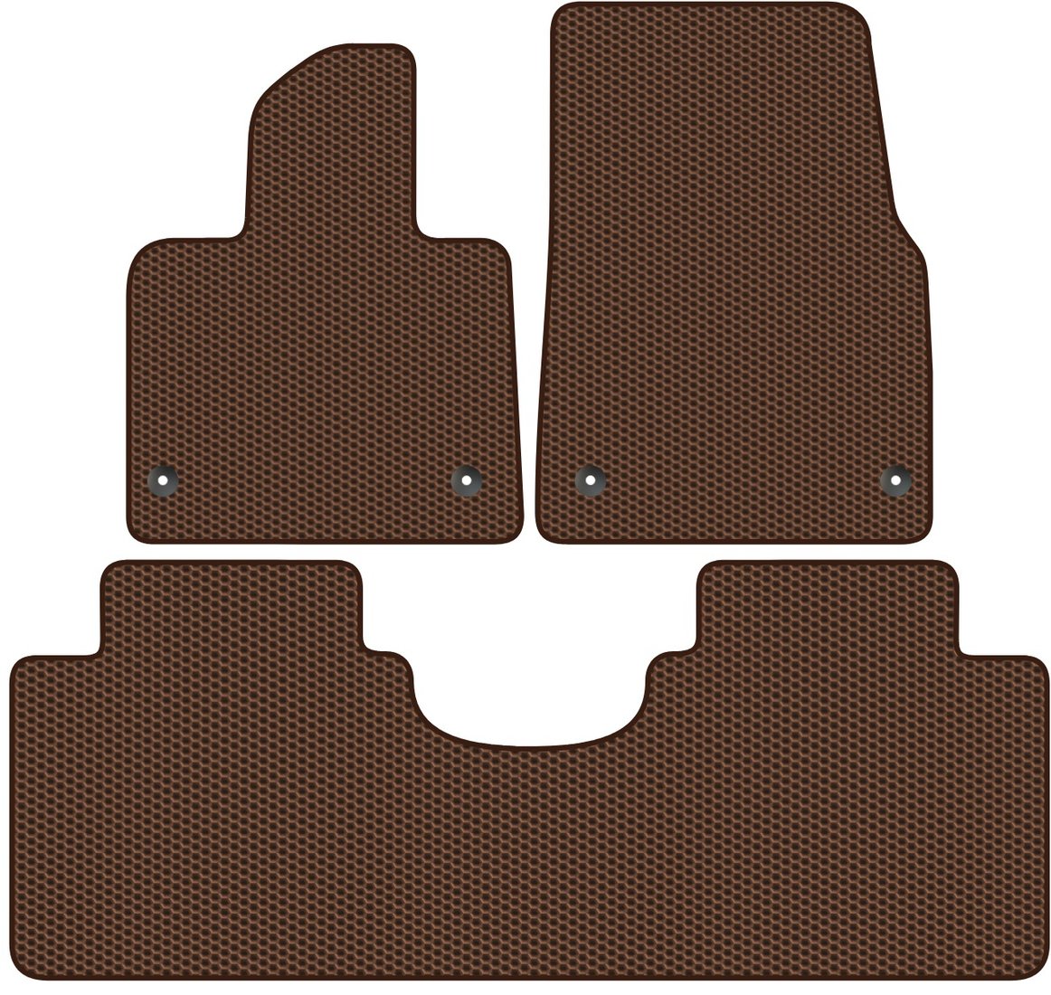 

Комплект ковриков для авто Alicosta Voyah Free I (suv / Гибрид) 2022 - Н.В. задний цельный (коричневый, сота)