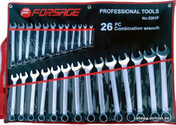

Набор ключей FORSAGE F-5261P(NEW) (26 предметов)