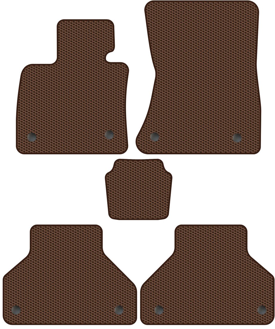 

Комплект ковриков для авто Alicosta BMW X5 II (suv / E70) 2006 - 2013 (коричневый, сота)