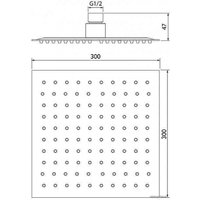 Верхний душ WeltWasser HS 30S