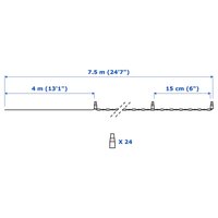 Садовая гирлянда Ikea Ledljus 60357431