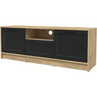 Тумба Интерлиния ТВ Концепт Тренд КТ-ТВ3-50 (дуб золотой/черный)