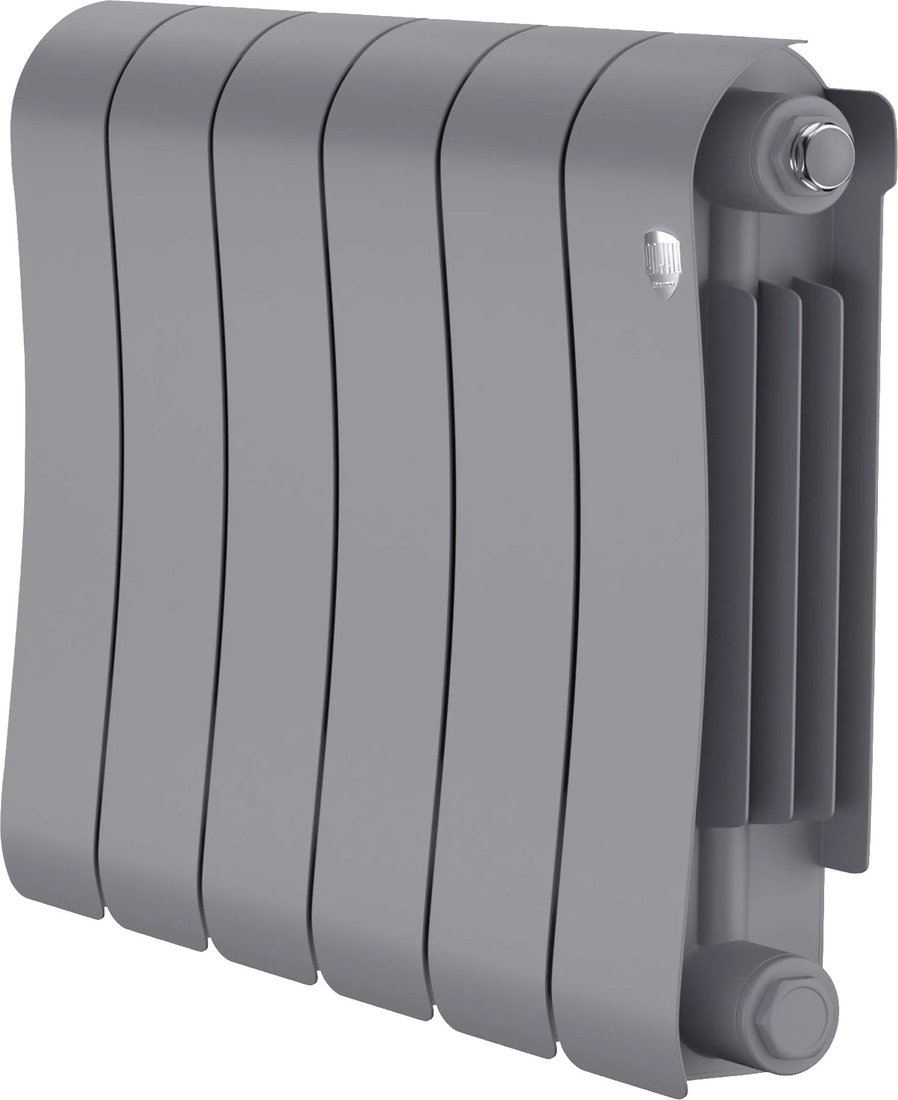 Биметаллический радиатор Royal Thermo Infinity 300 Silver Satin (6 секций)