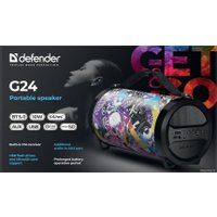 Беспроводная колонка Defender G24 (граффити)