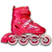 Роликовые коньки Relmax P01-Set Pink/White (р. 31-34, розовый)