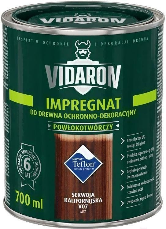 

Пропитка Vidaron Impregnant V07 0.7 л (калифорнийская секвойя)