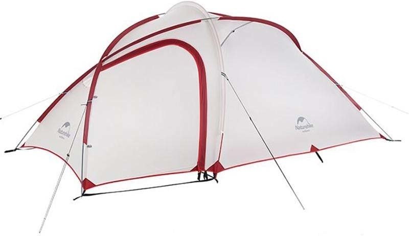 

Экспедиционная палатка Naturehike Hiby 2-3 NH19ZP016 (20D, белый)