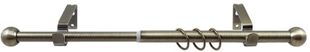 

Карниз для штор Legrand Шар раздвижной 1.6-3м 1-но рядный 58102153 (антик/золото)